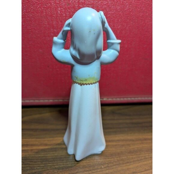 Vintage 1965 Avon Pink & Pretty Cologne Bottle Blue & White Young Girl (Empty) - Picture 4 of 5